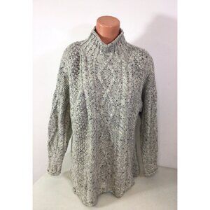 Express Vintage Wool Sweater Chunky Knit Womens Small